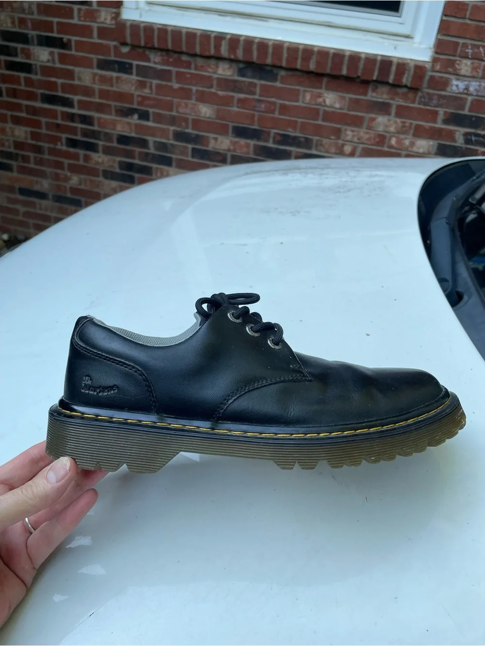 Dr Martens Kent Black Leather Oxford Shoes Size 9 Men’s